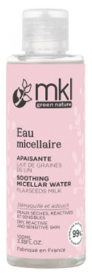 MKL Green Nature Eau Micellaire Apaisante Démaquillante et Adoucissante Bio 100 ml