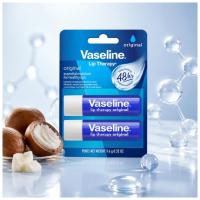 Vaseline Duo Stick Lèvres Original 2 x 4,8 g