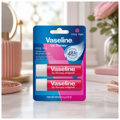 Vaseline Duo Stick Lèvres Rosy Lips 2 x 4,8 g
