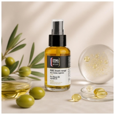 Osma Tradition Huile Avant Rasage aux 4 Huiles Végétales 50 ml