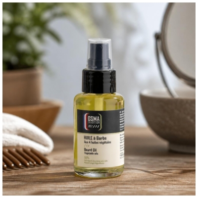 Osma Tradition Huile à Barbe aux 4 Huiles Végétales 50 ml