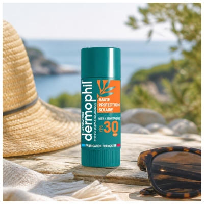 Dermophil Indien Stick Lèvres Haute Protection Solaire SPF30 4 g