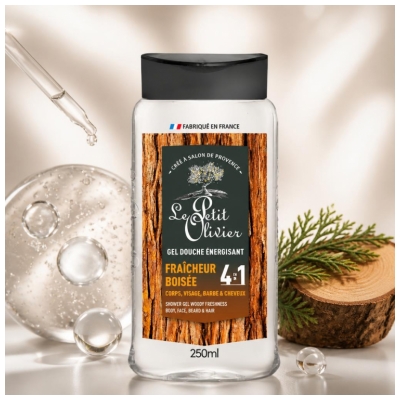 Le Petit Olivier Gel Douche Énergisant 4en1 250 ML