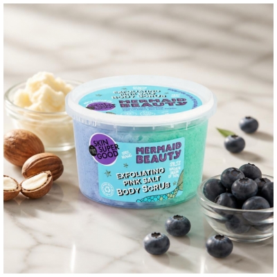 Organic Shop Body Scrub Gommage Corps Exfoliant au Sel Rose Mermaid Beauty 250 ml
