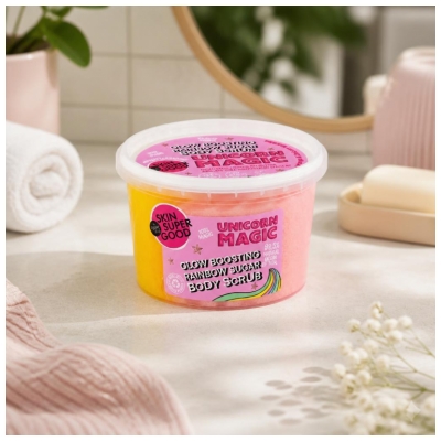Organic Shop Body Scrub Gommage Corps Arc en Ciel au Sucre Unicorn Magic 250 ml