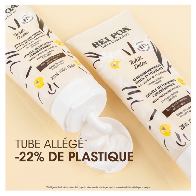 Hei Poa Tahiti Detox Après-Shampoing Doux Détoxifiant à la Vanille de Polynésie 200 ml