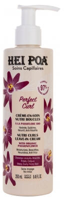 Hei Poa Perfect Curl Crème-en-Soin Nutri Boucles à la Passiflore 250 ml