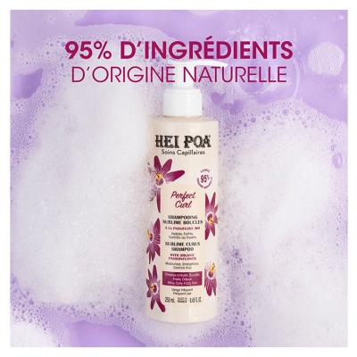 Hei Poa Perfect Curl Shampoing Sublimes Boucles à la Passiflore 250 ml