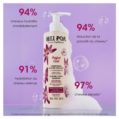 Hei Poa Perfect Curl Shampoing Sublimes Boucles à la Passiflore 250 ml
