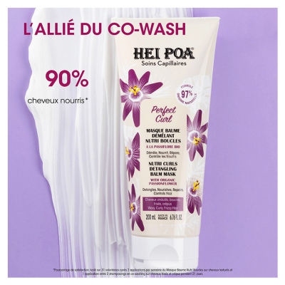 Hei Poa Masque Baume Démêlant Nutri Boucles à la Passiflore 200 ml