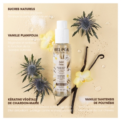 Hei Poa Tahiti Detox Brume Détox Démêlante à la Vanille de Polynésie 100 ml