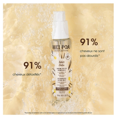 Hei Poa Tahiti Detox Brume Détox Démêlante à la Vanille de Polynésie 100 ml