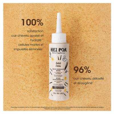 Hei Poa Tahiti Detox Gelée Exfoliante Détox à la Vanille de Polynésie100 ml