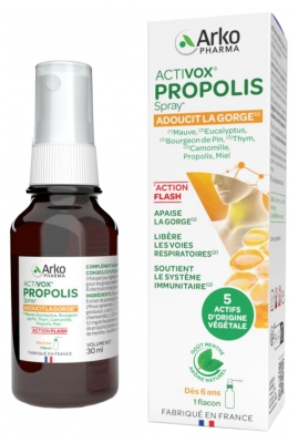 Arkopharma Activox Propolis Miel Citron Spray 30 ml