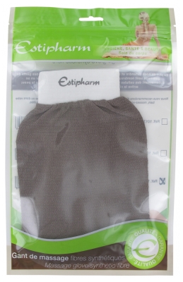 Estipharm Gant de Massage Kessa - Couleur : Marron