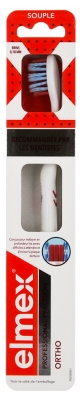 Elmex Ortho Brosse à Dents Souple 1 Unités - Couleur : Orange