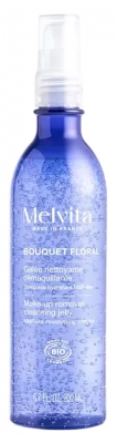 Melvita Bouquet Floral Gelée Nettoyante Démaquillante Visage Bio 200 ml