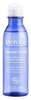 Melvita Bouquet Floral Démaquillant pour les Yeux Bi-Phase Waterproof Bio 100 ml
