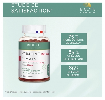 Biocyte Kératine Gummies