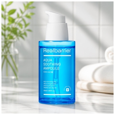 Real Barrier Aqua Soothing Ampoule Hydratante Visage 50 ml