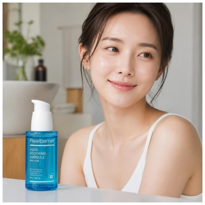Real Barrier Aqua Soothing Ampoule Hydratante Visage 50 ml