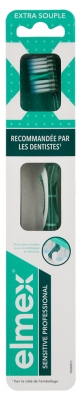 Elmex Sensitive Professional Brosse à Dents Extra Souple Single - Couleur : Blanc
