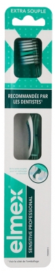 Elmex Sensitive Professional Brosse à Dents Extra Souple Single - Couleur : Bleu Foncé