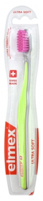 Elmex Brosse à Dents Ultra Soft - Couleur : Vert et Gris