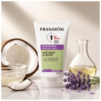 Pranarôm Aromapoux Shampoing Traitant 2en1 150 ml