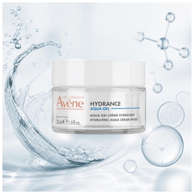 Avène Hydrance Aqua Gel-Crème Hydratant Peaux Sensibles 50 ml