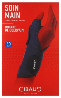 Gibaud Manugib de Quervain Orthèse Main Droite - Taille : 3D