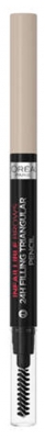 L'Oréal Paris Infaillible Brows 24H Crayon Sourcils Rétractable Triangulaire 9,2 g - Teinte : 6.0 Dark Blonde