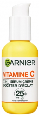 Garnier SkinActive Vitamine C Sérum Crème 2 en 1 Booster Éclat SPF 25 50 ML