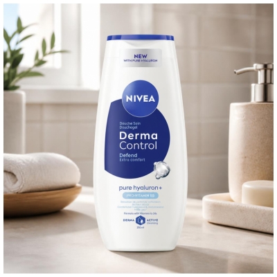 Nivea Derma Control Defend Douche Soin 250 ml