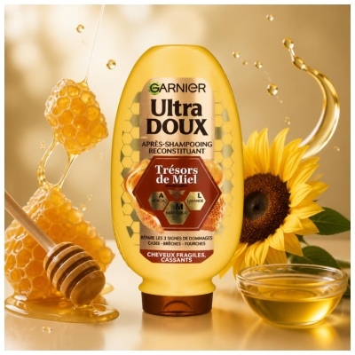 Garnier Ultra Doux Trésors de Miel Après-Shampooing Reconstituant 360 ml