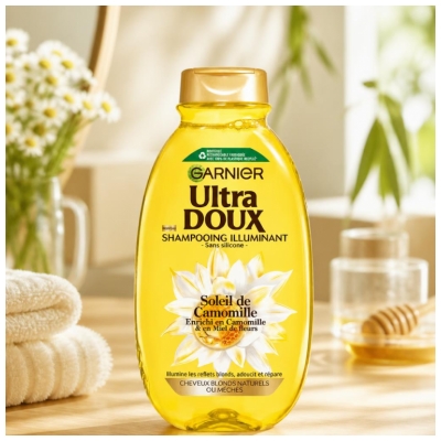 Garnier Ultra Doux Soleil de Camomille Shampooing Illuminant 400 ml