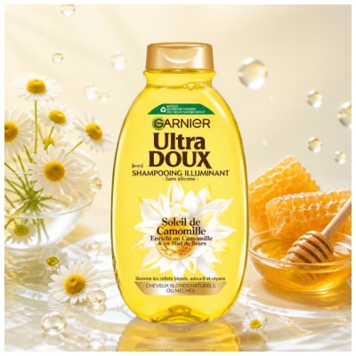 Garnier Ultra Doux Soleil de Camomille Shampooing Illuminant 400 ml