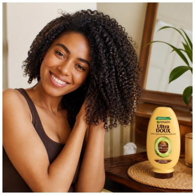 Garnier Ultra Doux Pure Huile d'Avocat & Beurre de Karité Après-Shampooing Nourrissant 360 ml - Homme & Femme