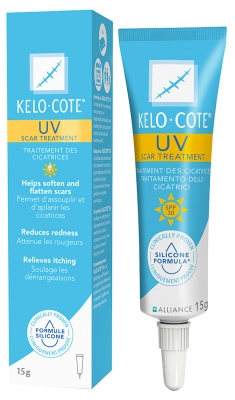 Kelo-Cote UV Gel Traitement des Cicatrices SPF30 15 g