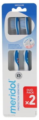Meridol Brosse à Dents Gencives Fragiles Médium Duo