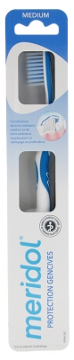 Meridol Brosse à Dents Gencives Fragiles Médium - Couleur : Bleu Foncé