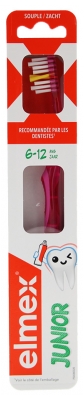 Elmex Anti-Caries Junior Brosse à Dents 6-12 Ans - Couleur : Rose