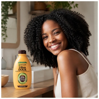 Garnier Ultra Doux Pure Huile d'Avocat & Beurre de Karité Shampooing Nourrissant 400 ml