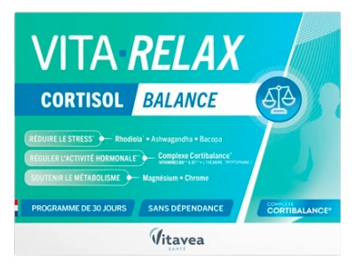 Vitavea Vita Relax Cortisol Balance 30 Unités