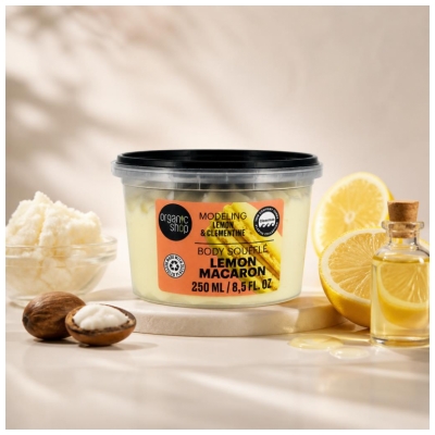 Organic Shop Crème Corps Modelante Citron Soufflé 250 ml