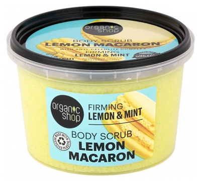 Organic Shop Gommage Corps Macaron Citron 250 ml