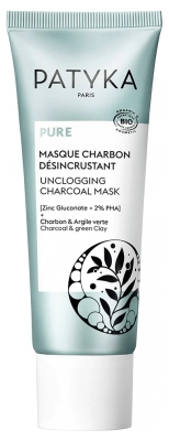 PATYKA Pure Masque Charbon Désincrustant Biologique 50 ML