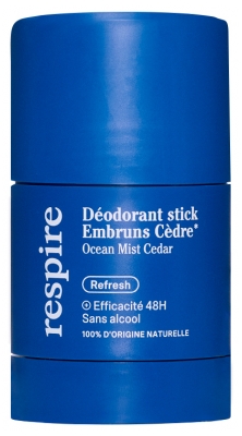 Respire Déodorant Stick Embruns Cèdre 50 Grammes