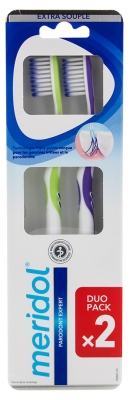 Elmex Sensitive Brosse à Dents Extra-Souple - Couleur : Violet et Vert
