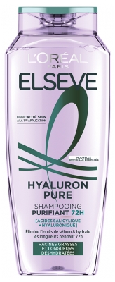L'Oréal Paris Elseve Hyaluron Pure Shampoing Purifiant 72H Racines Grasses 250 ml